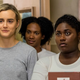 Taylor Schilling and Danielle Brooks (Photo: JoJo Whilden/Netflix)